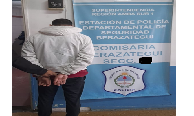 Berazategui: La policía aprehendió a un sujeto que tenía pedido de captura por robo